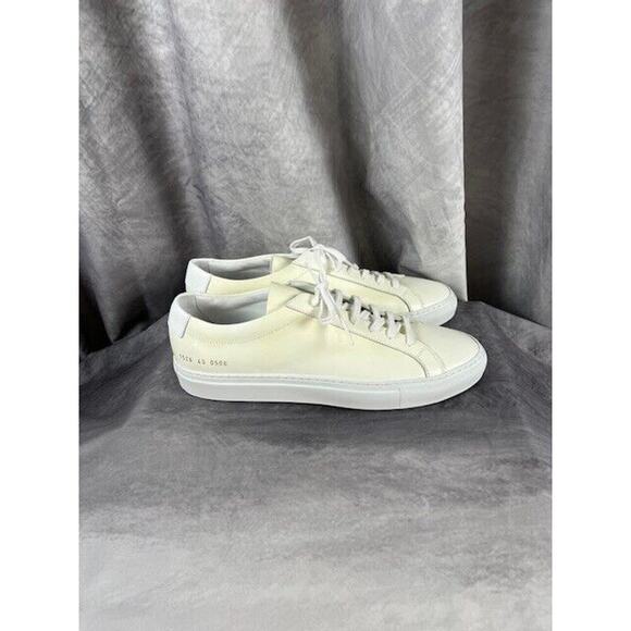 Common Projects Achilles Low Beige 1528 EU 43 US 9 EUC Luxury Sneakers $447 - Picture 1 of 6